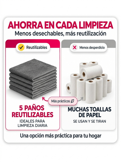 BELLOPA™ Paños Reutilizables de Alto Rendimiento